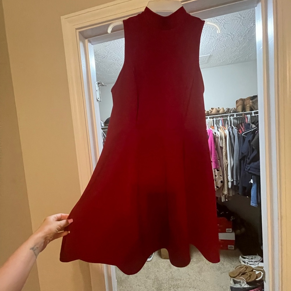 Maroon/wine colored dress